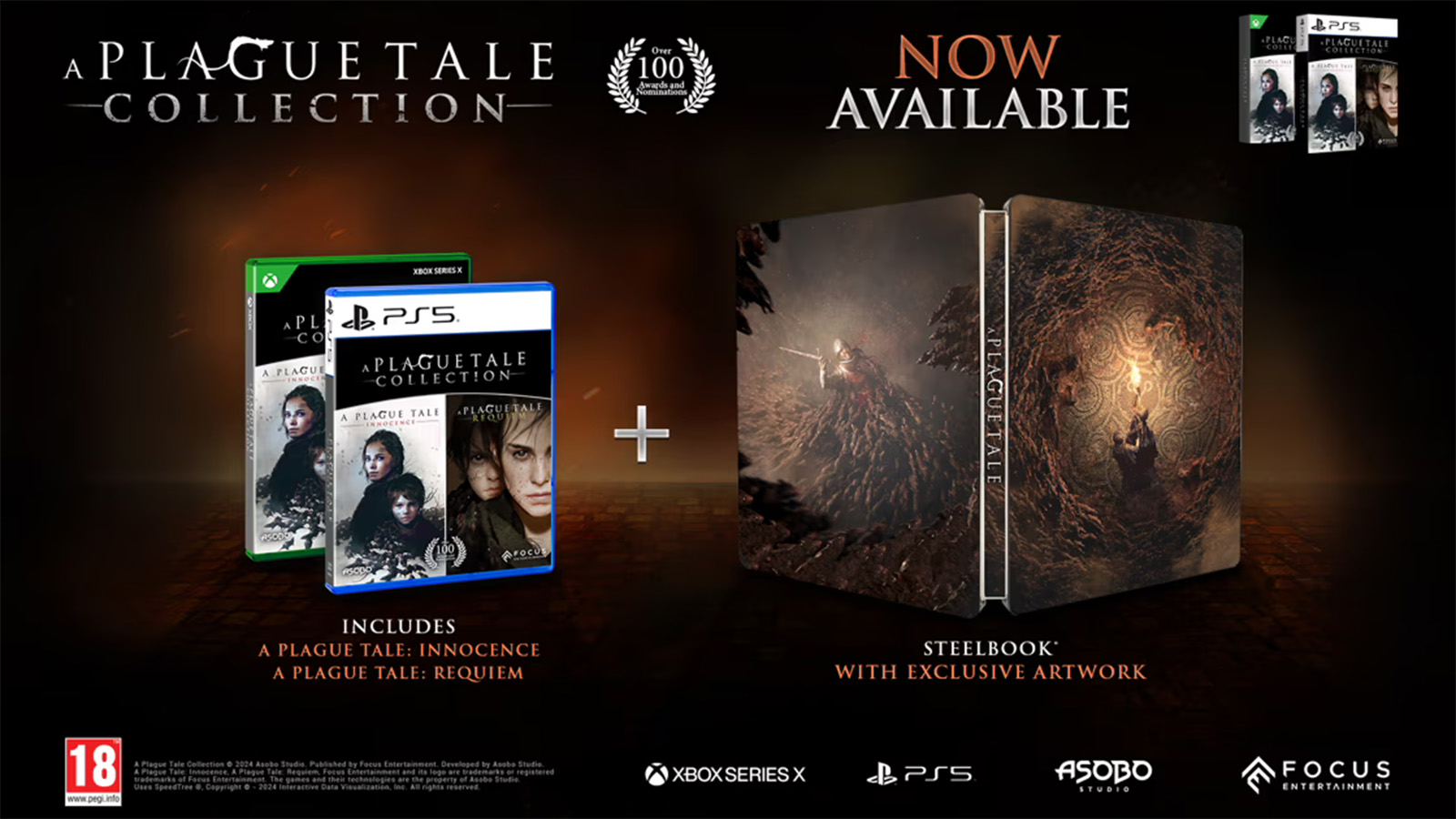 An official image of the new Plague Tale: Collection bundle from Focus Entertainment.