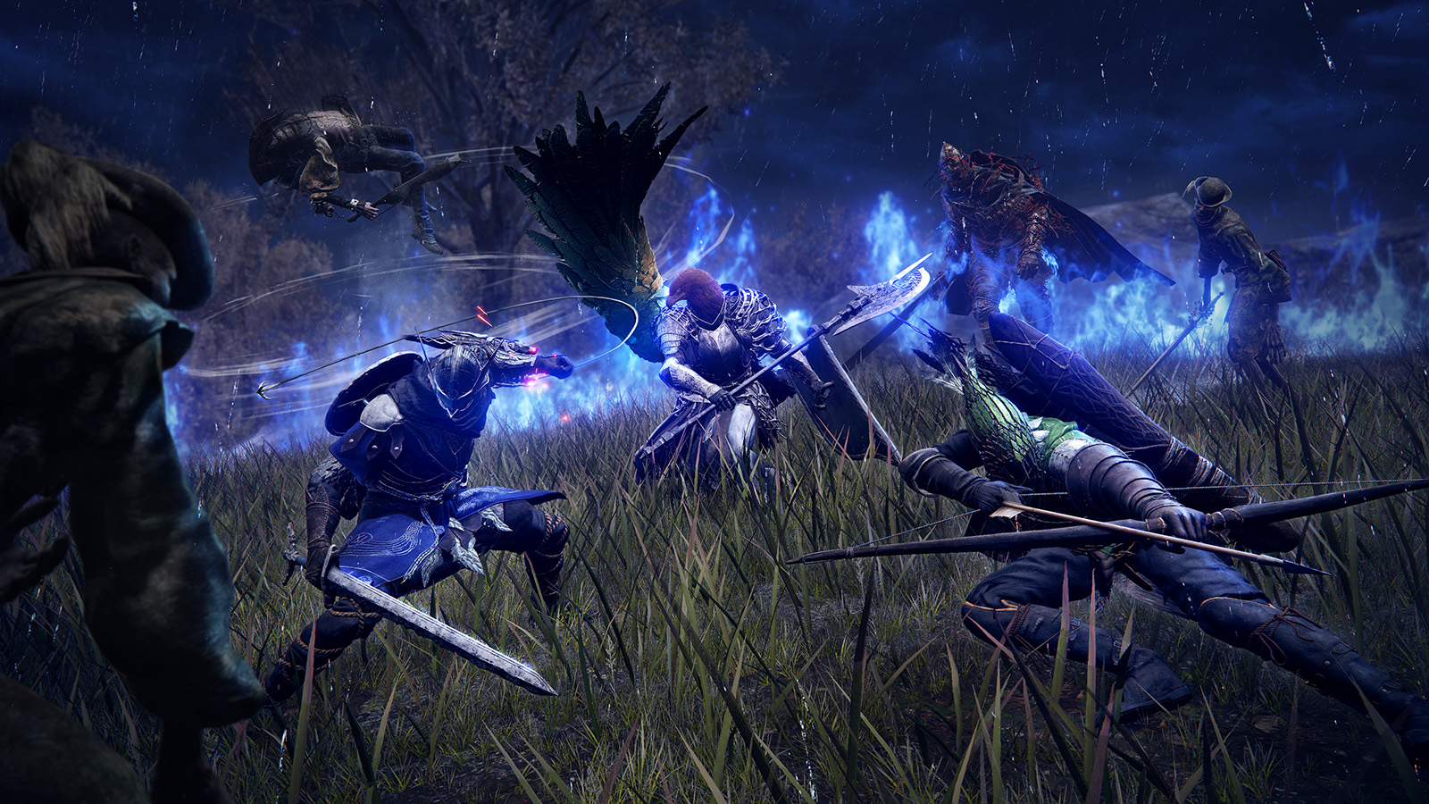 A screenshot of Elden Ring Nightreign showing the game's combat.